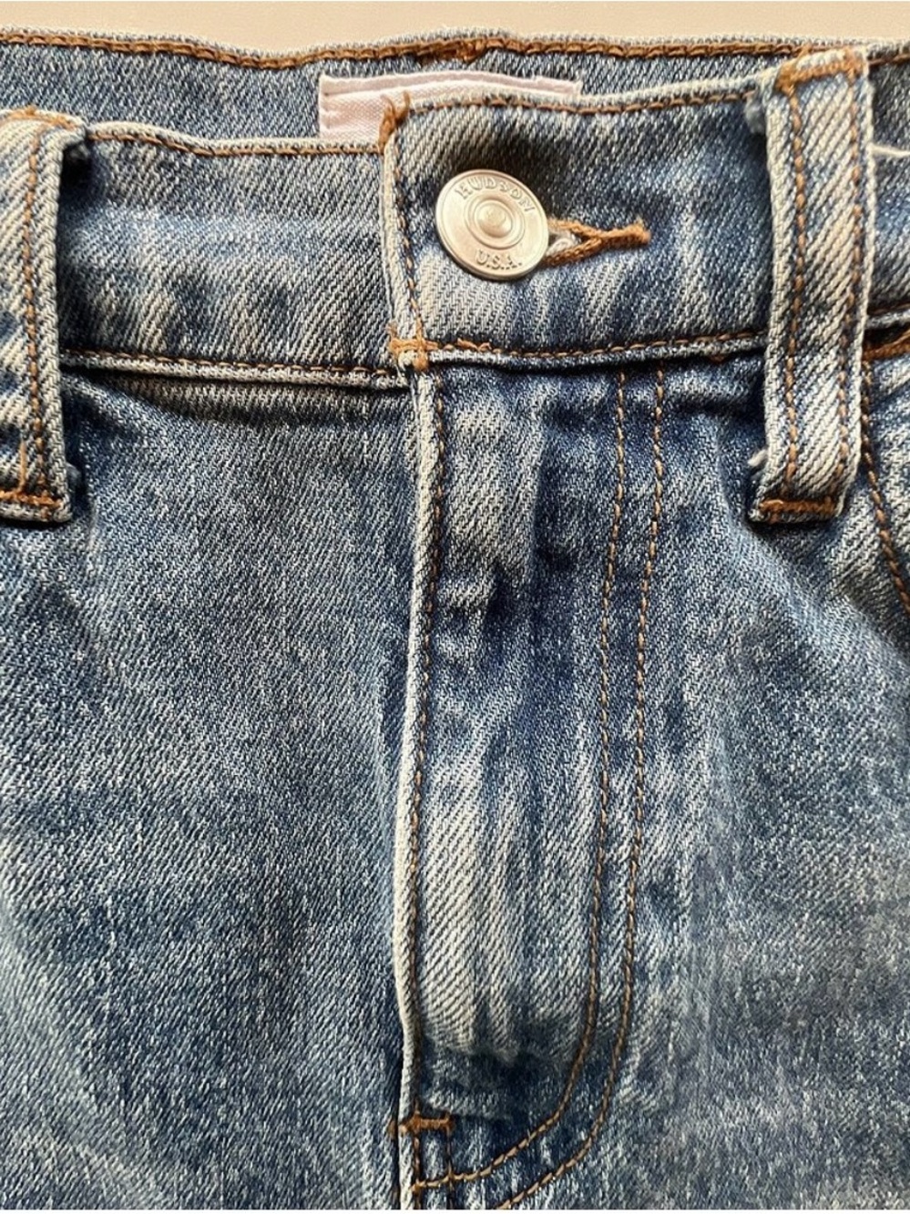 Hudson Size 26 Reconstructed Denim Skirt in Lucen - Picture 5 of 8